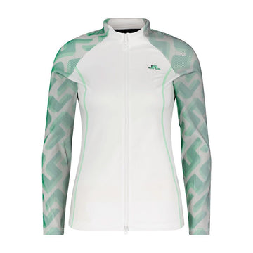 J LINDEBERG 22FW 3D Ärmel Golf Pullover Weiß GWJS06287 0000 46811946