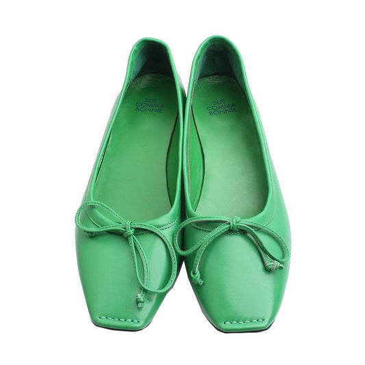 SUECOMMA BONNIE Grüne Schleifen-Flachschuhe 380 46836348