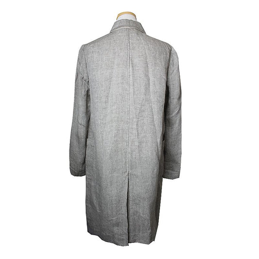 VANESSA BRUNO Atte Herringbone Leinen Langjacke 66, 66 ½ 46891253