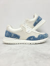 Louis Vuitton White Denim Monogram Runaway Sneakers 46894647 [P]