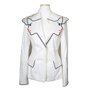 CASTELBAJAC カステルバジャック アイボリージャケット 44 46897226