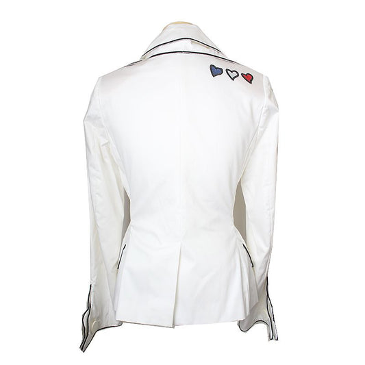 CASTELBAJAC Ivory Jacke 44 46897226