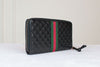Gucci Double G Web Quilting Zip Long Wallet 536450 47297681 [P]