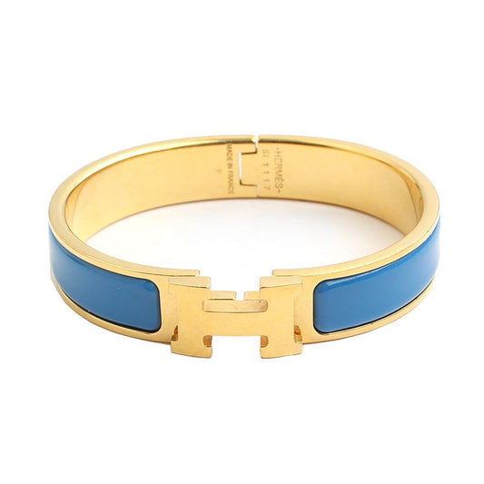 HERMES Blue Click H Bracelet S 47314401