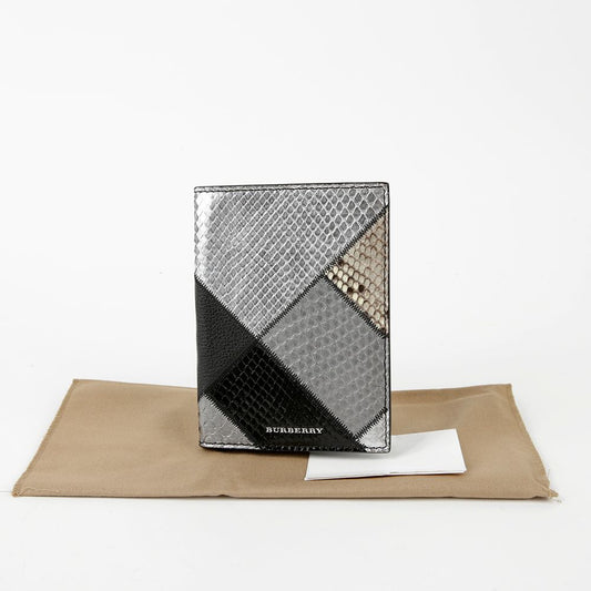 Burberry Python & Calfskin Passport Holder 40428471 47165814
