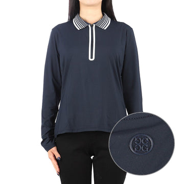 GFORE Women’s Golf Long Sleeve Polo Shirt G4LC0K863 TWLT 47362918