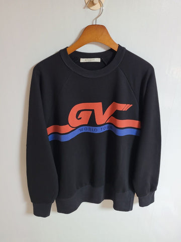 GIVENCHY Schwarzes Weltreise Sweatshirt XS BM70BM306C 47370827