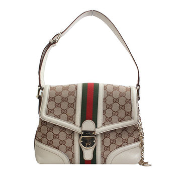 GUCCI 三線限定版 GG キャンバス ショルダーバッグ 145999 47508763