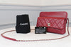 CHANEL Chain Flap Bag Red 24 Series 47547128 [P]