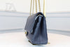 CHANEL 2.55 Vintage Large Chevron Navy 27 Series A+ 47550334 [P]