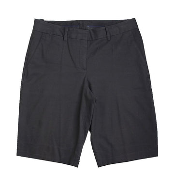 Theory Black Cotton Blend Bermuda Shorts 66 47637104