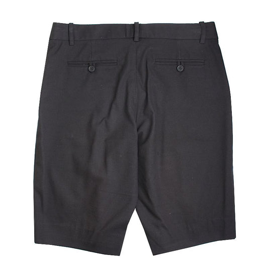 THEORY Schwarze Baumwoll-Mischung Bermuda-Shorts 66 47637104