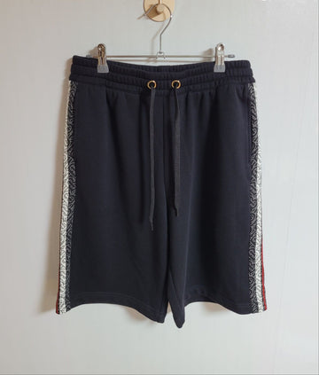 BURBERRY Schwarze TB Monogram Herren Shorts 8026942 47637363