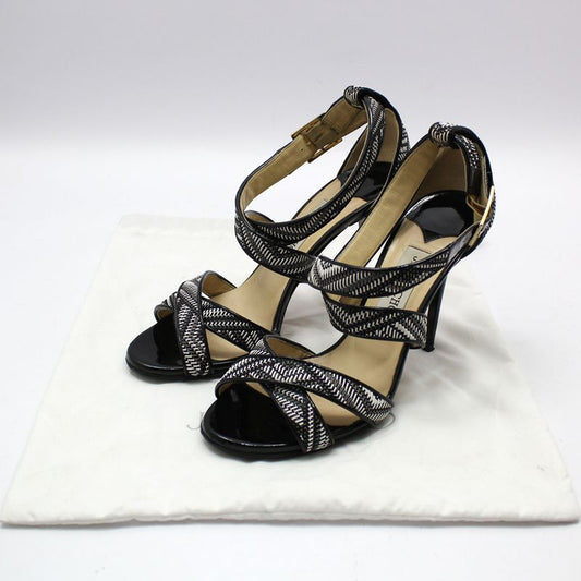 JIMMY CHOO オープントゥハイヒールサンダル 37.5 47641401