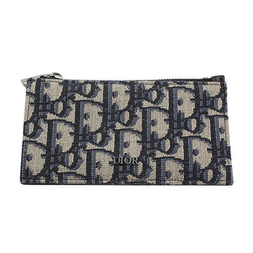 Dior Oblique Silver-Plated Card Holder 47667670