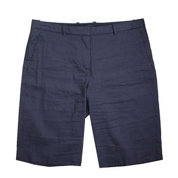 THEORY Navy Leinen Bermuda Shorts 77 47667796
