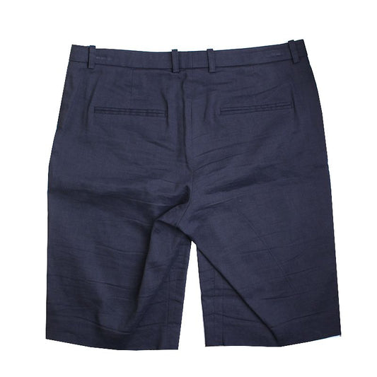 THEORY Navy Leinen Bermuda-Hose 77 47667796