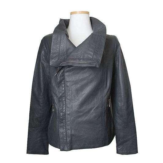 OTHER BRAND Käbe Grau Lammlederjacke 44, 55 47698169