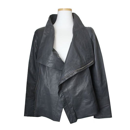 OTHER BRAND Käbe Grau Lammlederjacke 44, 55 47698169