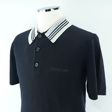 BURBERRY ポロシャツ 80521561 ウール ダークブルー 47888526
