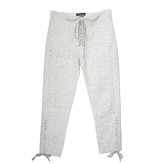 ISABEL MARANT Ivory Eyelet Hose 55 48266330