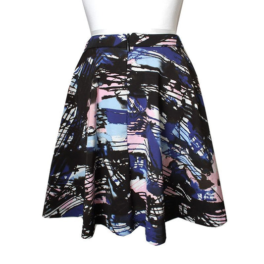 MSGM Multicolor Mini Flare Skirt 55 48266872