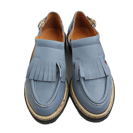 Other Brand Donkey Blue T-Strap Loafers 37 48397761