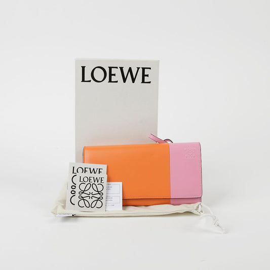 Loewe Multicolor Leather Continental Long Wallet 109.10.K98 48019189