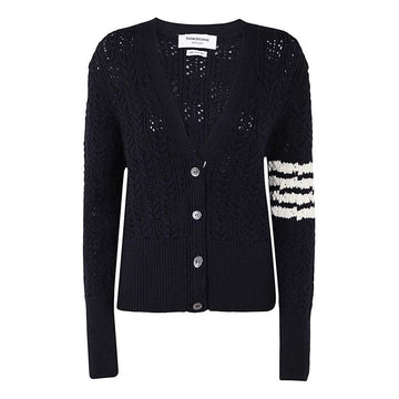 THOM BROWNE 22FW Diagonale Armband V-Ausschnitt Strickjacke 415 48463324