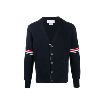 THOM BROWNE Milano Stitched Three-Line Cardigan Y3007 415 48463397