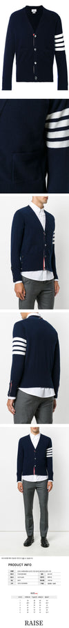 Thom Browne Diagonal Classic V-Neck Cardigan 22SS 00011 415 48463405 [P]
