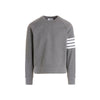 THOM BROWNE 23SS Diagonal Waffel Strick Sweatshirt Grau 06452 035 48463508 [P]