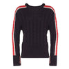 Thom Browne 22SS RWB Cable Stitch Knit Navy MKA389A Y1024 415 48463541 [P]