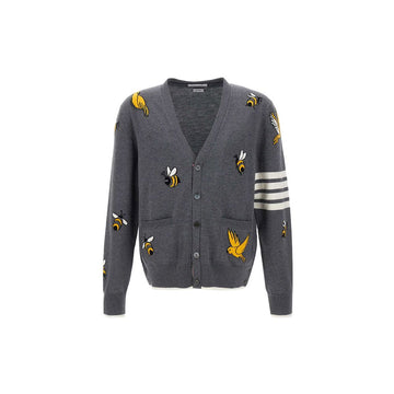 THOM BROWNE 23SS 斜め腕章 バード/ウール カーディガン 035 48463384