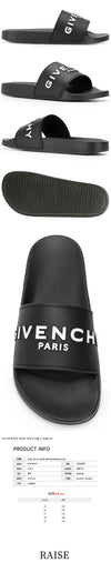 GIVENCHY 3Dロゴスリッパ ブラック 23SS 001 47163978 [P]
