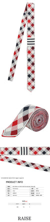 Thom Browne 22SS Checkerboard Diagonal Tie Light MNL044K Y4003 960 48530503 [P]