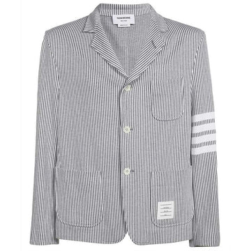 THOM BROWNE 斜めストライプシアサッカージャケット J0063 055 48572541