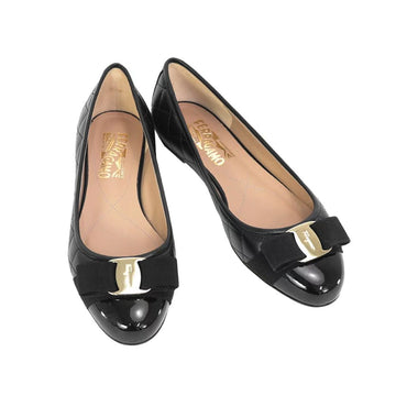 SALVATORE FERRAGAMO VARINAQ 1.0 Quilted Ballerinas Schwarz 0672100 48938228