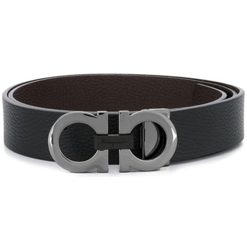 Salvatore Ferragamo 23SS Double Gancini Reversible Matte Belt 67-8783 0476361 48938642