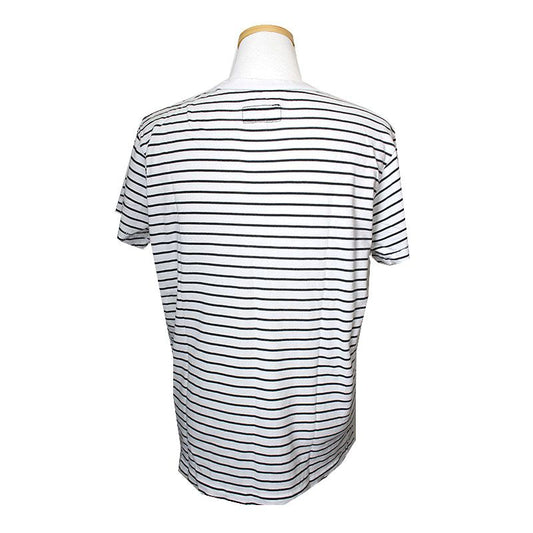 Current/Elliott Charcoal Gray Stripe T-Shirt 44, 55 48949421
