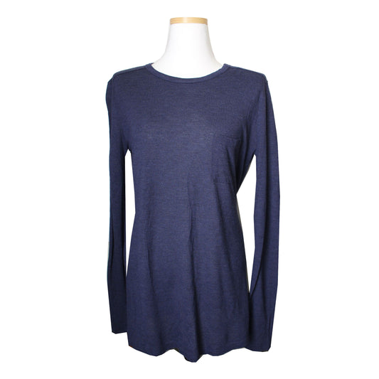 Alexander Wang Navy Long Sleeve T-Shirt 44, 55 48987671