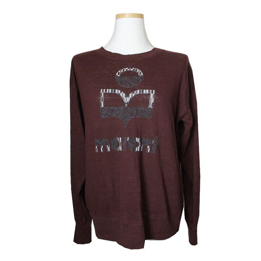 Isabel Marant Étoile Brown Linen Long Sleeve Top 55 48992472
