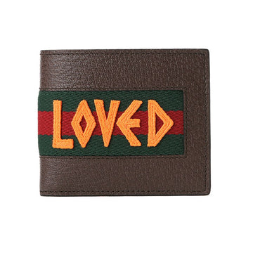 GUCCI ウェブラブド 二つ折り財布 ブラウン 408827 DJ2EN 2572 49071950