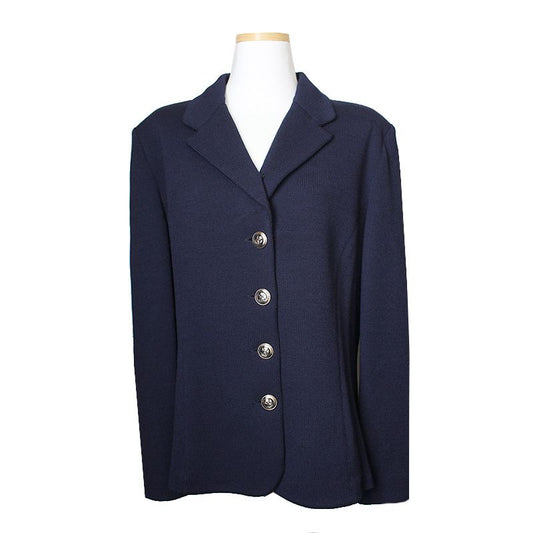St. John Basic Navy Knit Jacket 66, 77 49257715