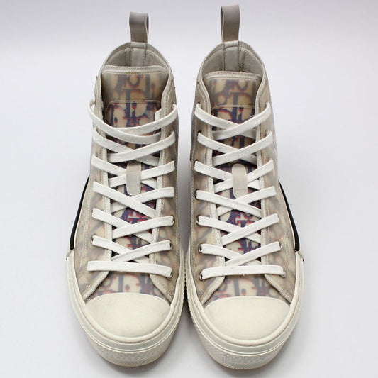 DIOR B23 Oblique Canvas High-Top Sneakers 40 49260067