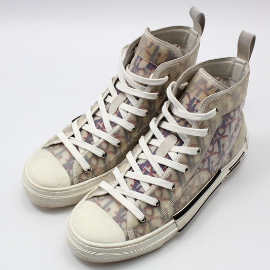 DIOR B23 Oblique Canvas High-Top Sneakers 40 49260067