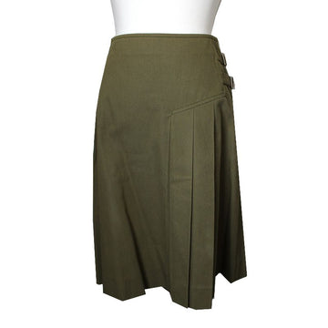 Dior Olive Green Cotton Skirt 66 49260688