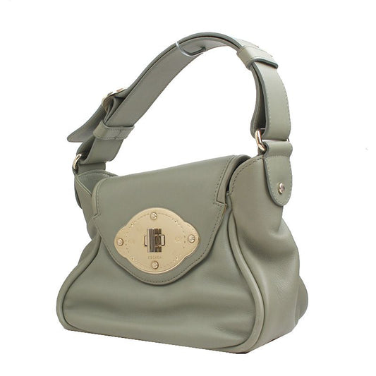 ESCADA Mini-Leder-Tote in Olivgrün 49264817