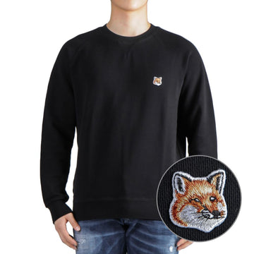 MAISON KITSUNE [] (AM00303KM0001 ブラック) メンズ フォックスヘッド スウェットシャツ 49368623