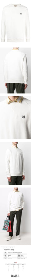 MAISON KITSUNE Fox-Kopf Sweatshirt Ecru GM00333KM0002 P700 49391997 [P]